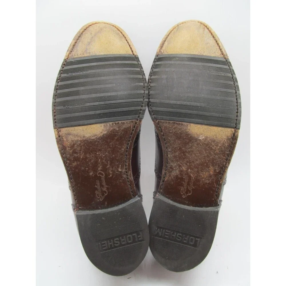 Florsheim Imperial Comfortech Brown Leather Wingtip Oxfords  US 9 D